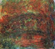 Claude Monet the japanese bridge painting